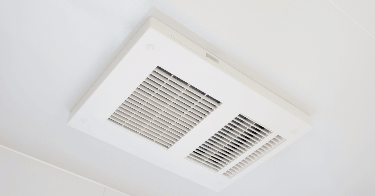 bathroom ventilation on ceiling